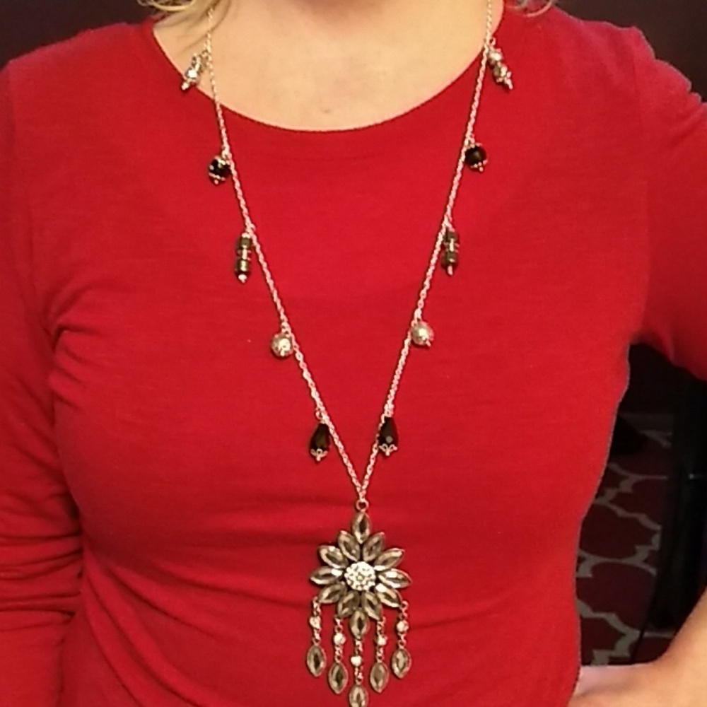 Beaded necklace, let's dress it up a bit!